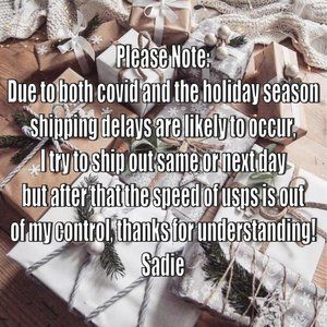 expect shipping delays